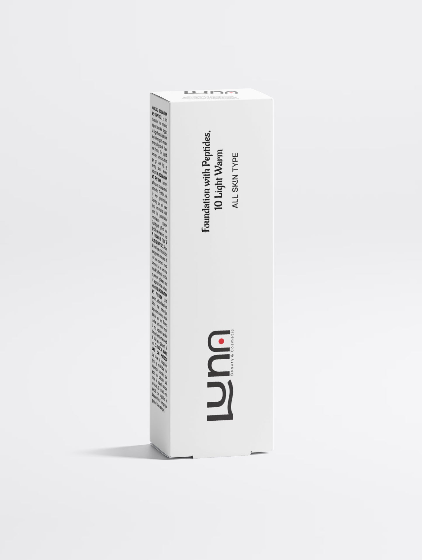 Foundation with Peptides, 10 Light Warm