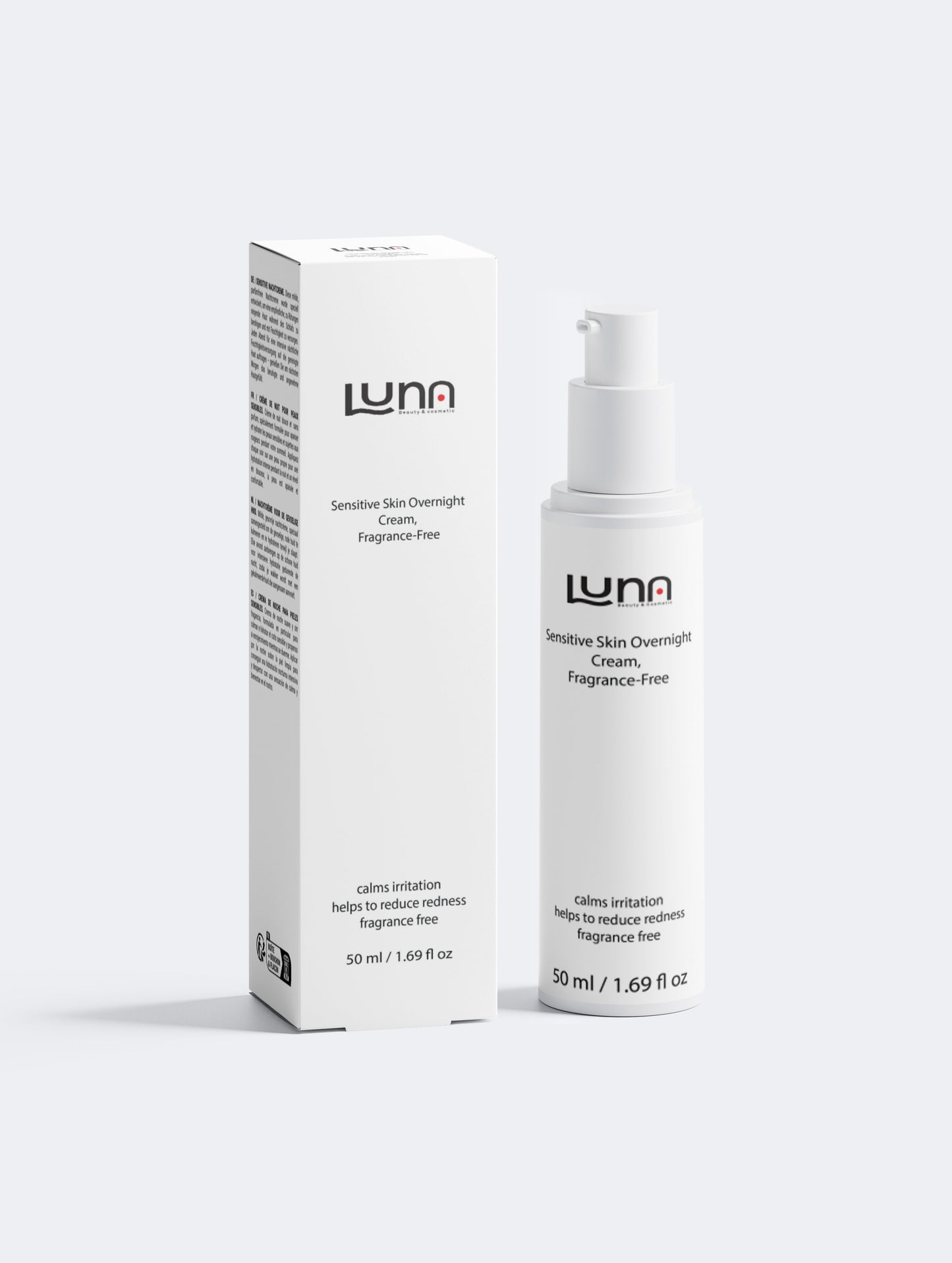 Sensitive Skin Overnight Cream, Fragrance-Free