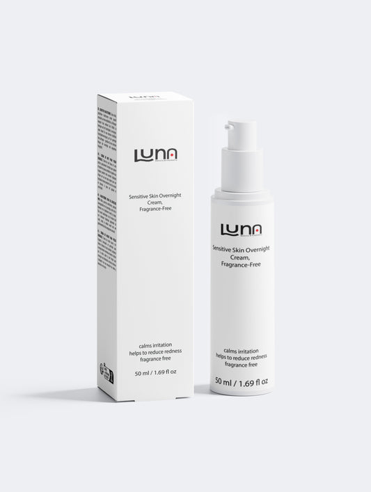 Sensitive Skin Overnight Cream, Fragrance-Free