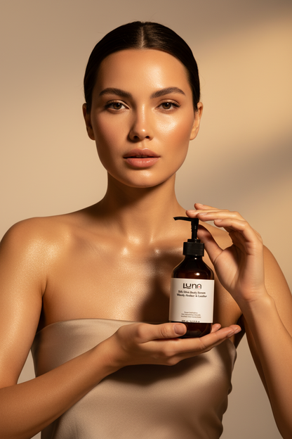 Silk Skin Body Serum, Woody Amber & Leather