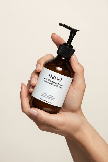 Silk Skin Body Serum, Spices & Sandalwood